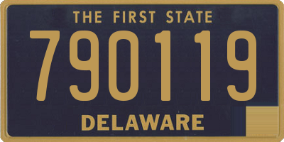 DE license plate 790119