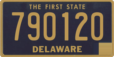 DE license plate 790120