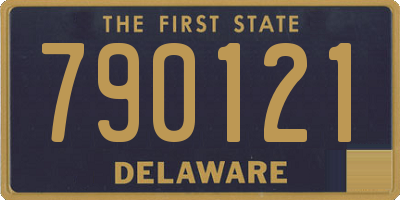 DE license plate 790121