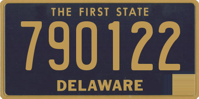 DE license plate 790122