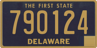 DE license plate 790124
