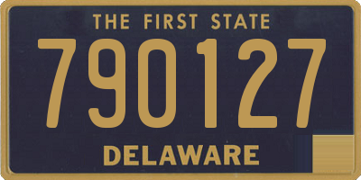 DE license plate 790127