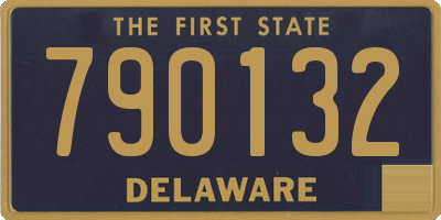 DE license plate 790132