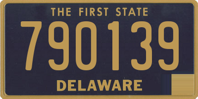 DE license plate 790139