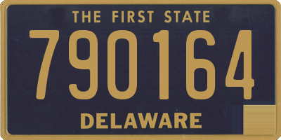 DE license plate 790164