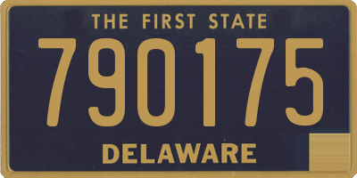DE license plate 790175