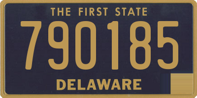 DE license plate 790185