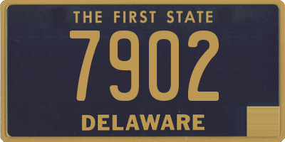 DE license plate 7902
