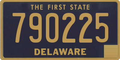 DE license plate 790225