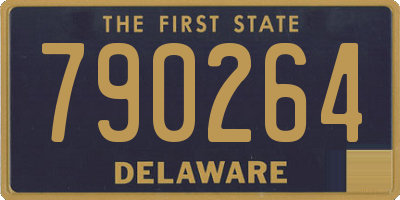 DE license plate 790264