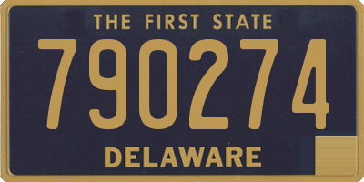 DE license plate 790274