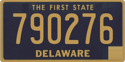 DE license plate 790276