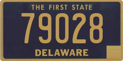 DE license plate 79028