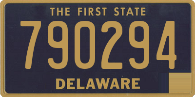 DE license plate 790294