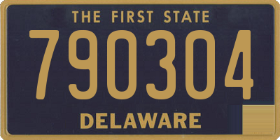DE license plate 790304