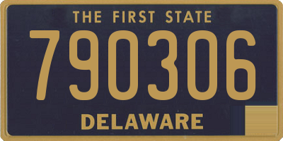 DE license plate 790306