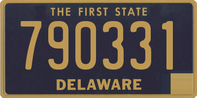 DE license plate 790331