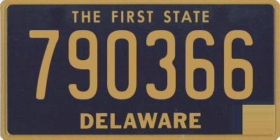 DE license plate 790366