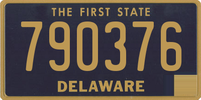 DE license plate 790376