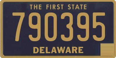 DE license plate 790395