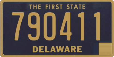 DE license plate 790411