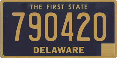 DE license plate 790420