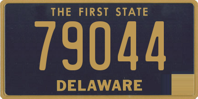 DE license plate 79044