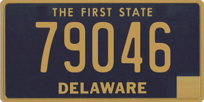 DE license plate 79046