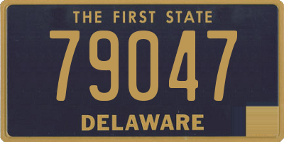 DE license plate 79047