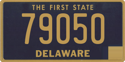 DE license plate 79050