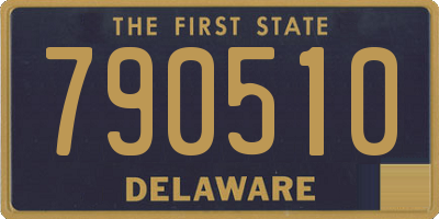 DE license plate 790510