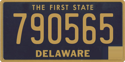 DE license plate 790565