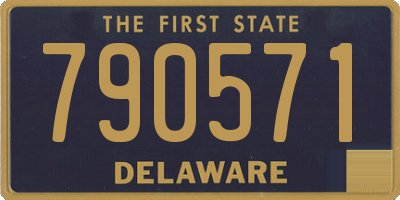 DE license plate 790571