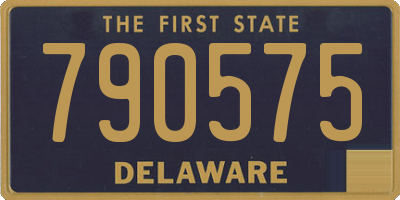 DE license plate 790575