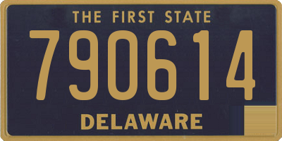 DE license plate 790614