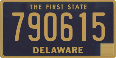 DE license plate 790615