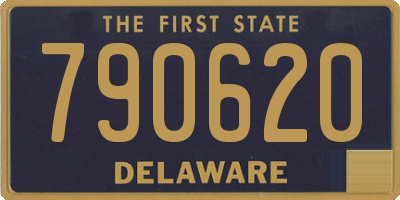 DE license plate 790620