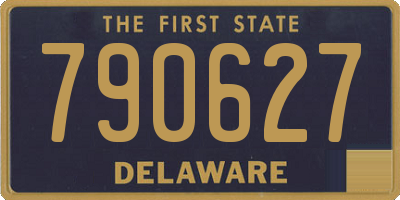 DE license plate 790627