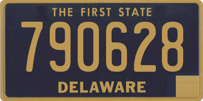 DE license plate 790628