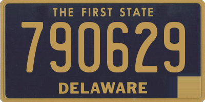 DE license plate 790629