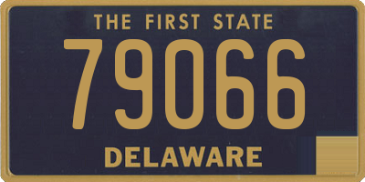 DE license plate 79066