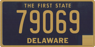 DE license plate 79069