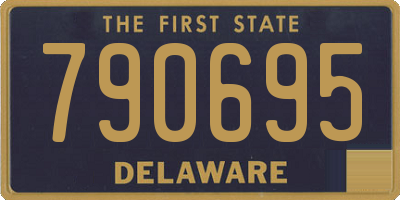 DE license plate 790695