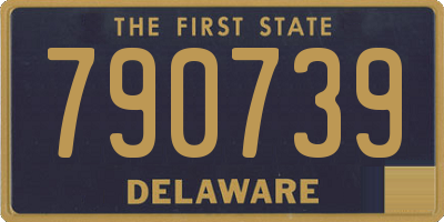DE license plate 790739