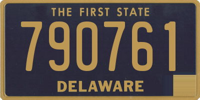 DE license plate 790761