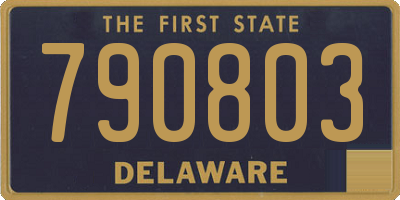 DE license plate 790803