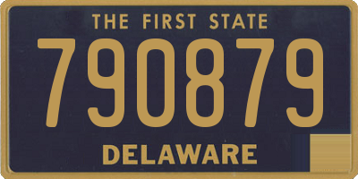 DE license plate 790879