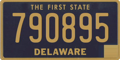 DE license plate 790895