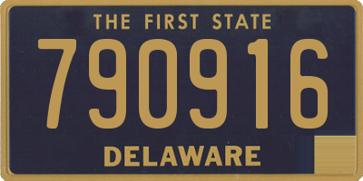 DE license plate 790916