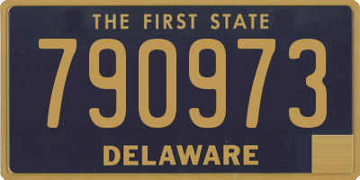 DE license plate 790973